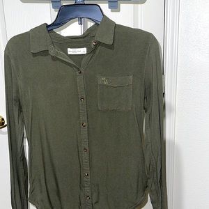 Like New Small Abercrombie and Fitch Military Green